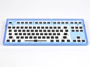 FL MK870 87-Key 80% TKL Mechanical Keyboard Kit – RGB – Wired USB – Translucent Blue