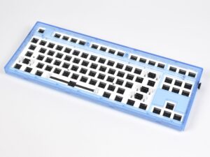 FL MK870 87-Key 80% TKL Mechanical Keyboard Kit – RGB – Wired USB – Translucent Blue