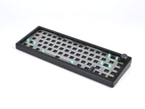 GMK67 Gasket Mount Mechanical Keyboard Kit w/ knob – RGB – Tri-Mode – Black