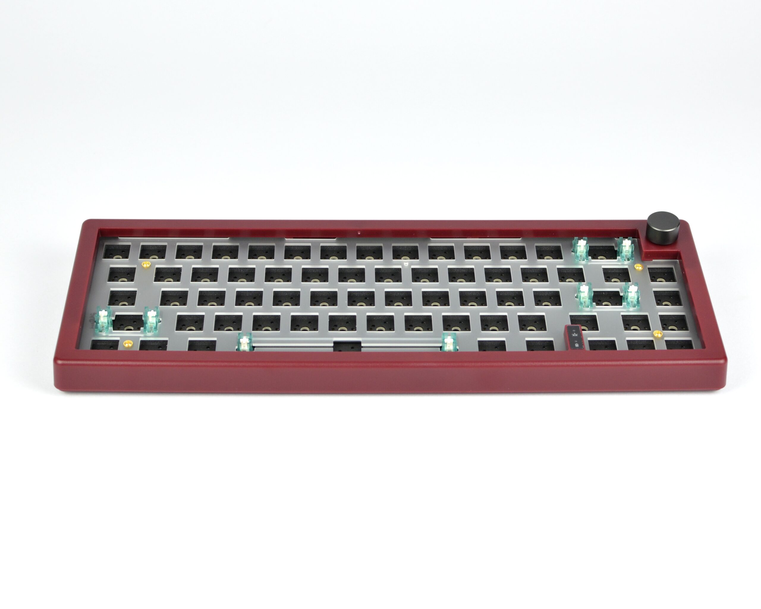 GMK67 Gasket Mount Mechanical Keyboard Kit w/ knob - RGB - Tri-Mode - Rust Red