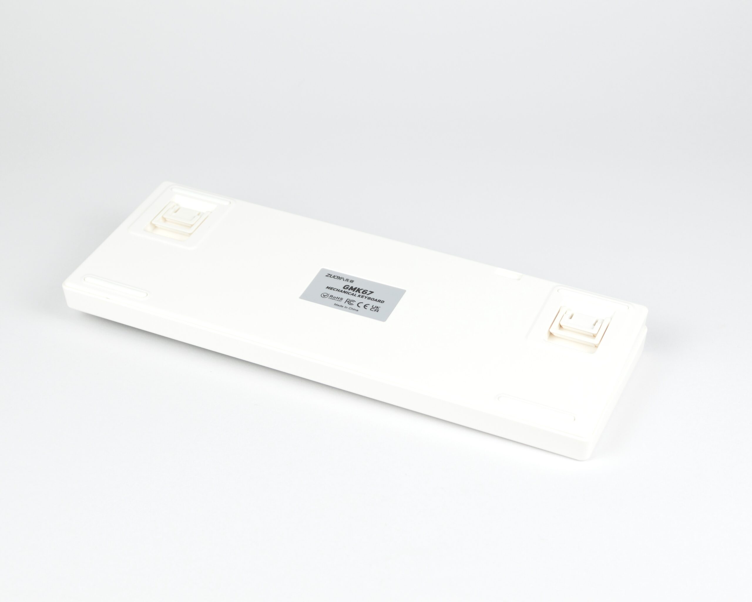 GMK67 Gasket Mount Mechanical Keyboard Kit w/ knob - RGB - Tri-Mode - White - Image 6