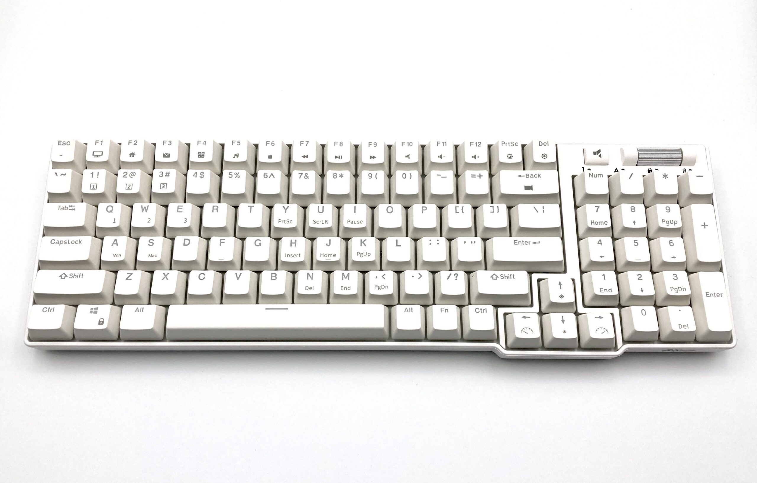 Royal Kludge RK96 Tri-Mode RGB Mechanical Keyboard - USB Wired, Wireless, Bluetooth - White - Image 2