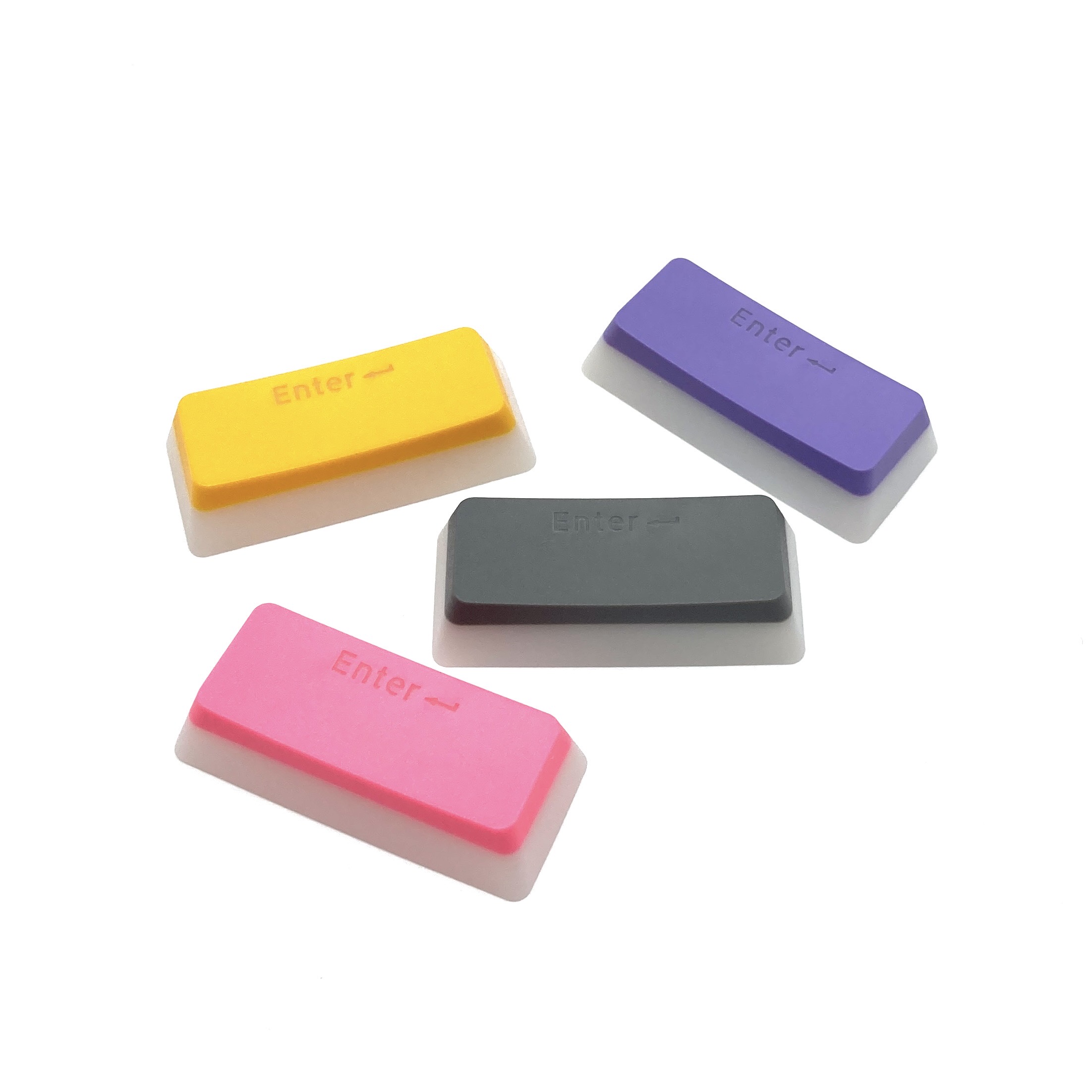 Custom Backlit Enter Key - Pudding - 2.25u - PBT - 16 Colors