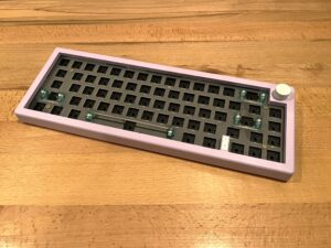 GMK67 Gasket Mount Mechanical Keyboard Kit w/ knob – RGB – Tri-Mode – Purple