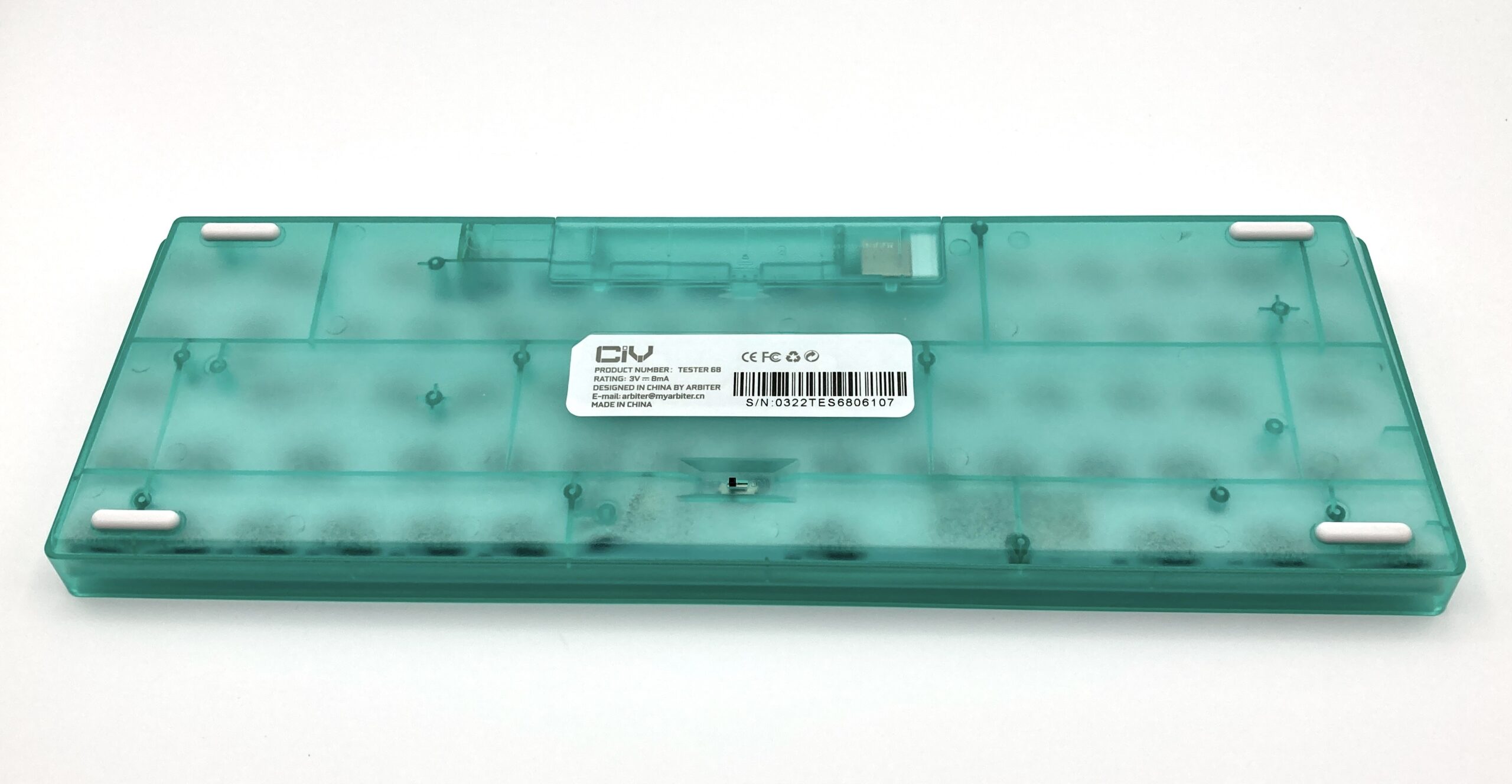 CIY TESTER 68 Mechanical Keyboard Kit - Emerald - Image 3